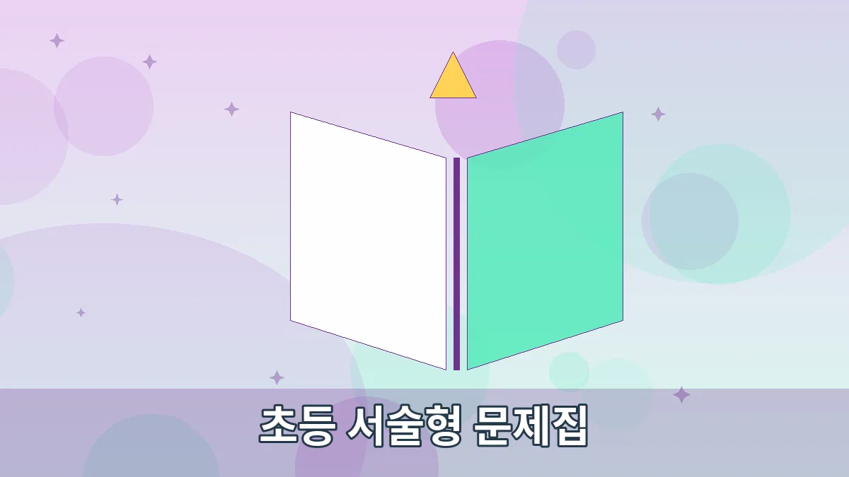 초등 서술형 문제집 안내 이미지 2